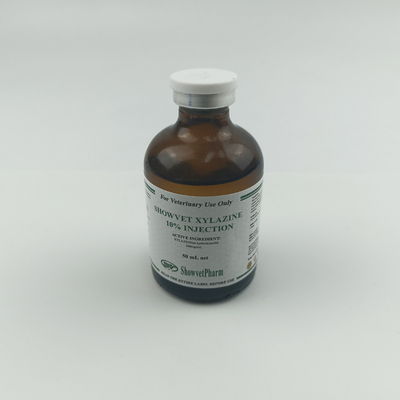 GMP Weterynaryjne leki do wstrzykiwań Wstrzyknięcie ksylazyny 100 mg / ml dla koni jeleniowatych